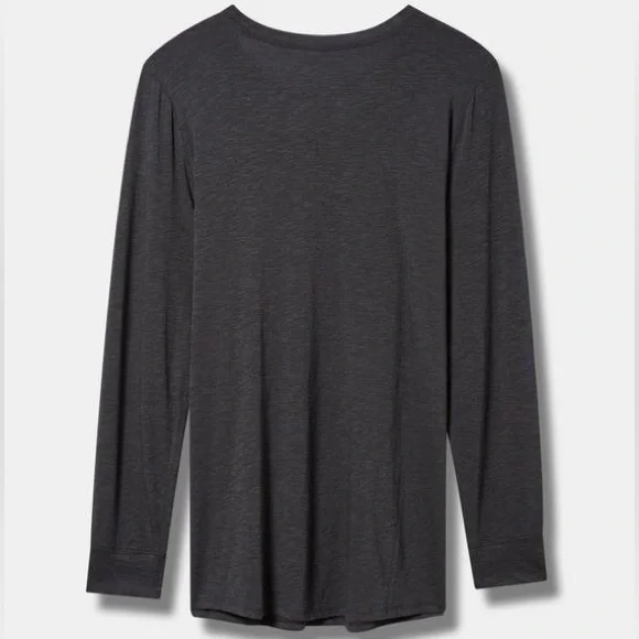 5X - TORRID Floral Skull Classic Fit Super Soft Slub Long Sleeve Tee NEW - Picture 2 of 4